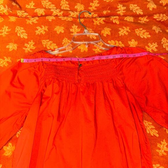 Maeve Anthropologie Jessie Smocked Swing Blouse Size XS - Picture 15 of 16